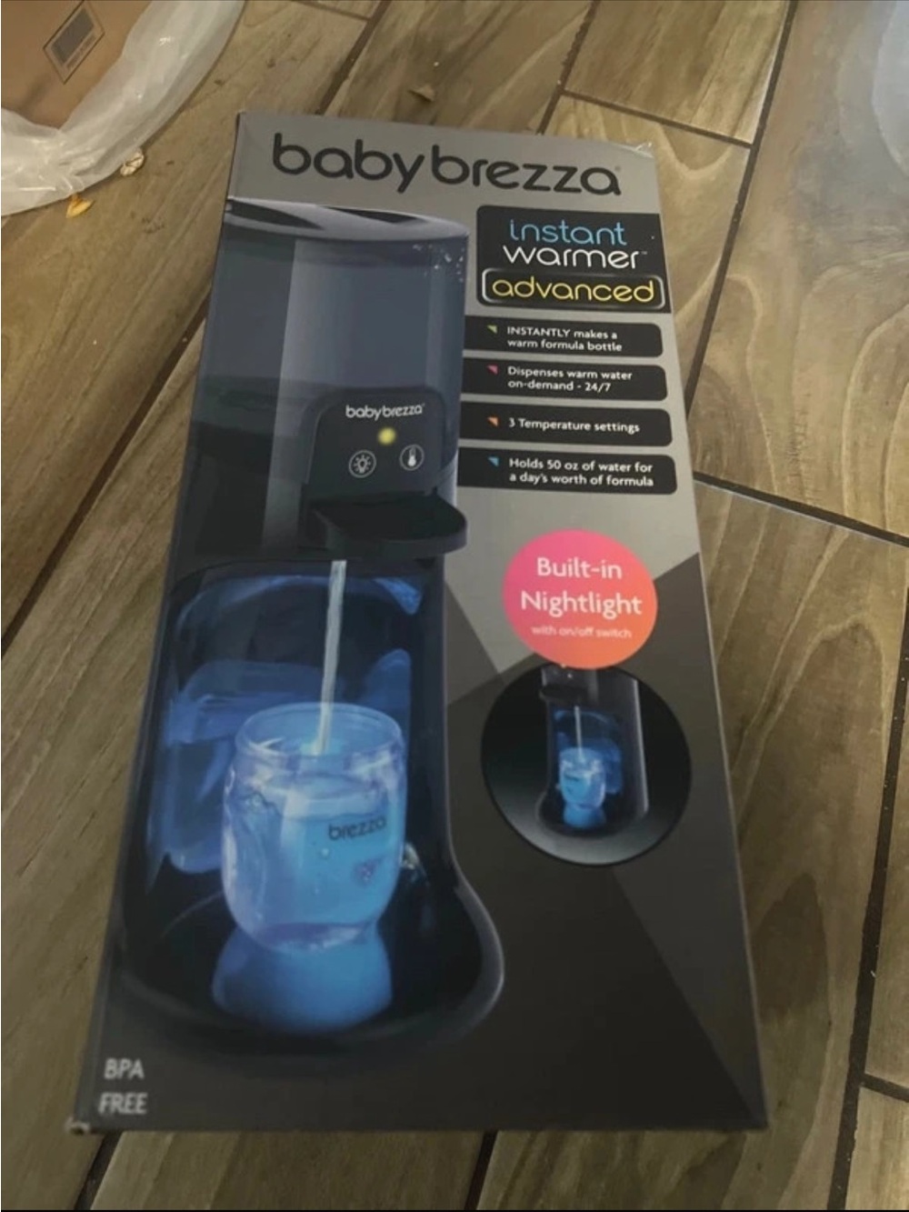 babybrezza Instant Warmer Advanced Bottle Warmer in Black